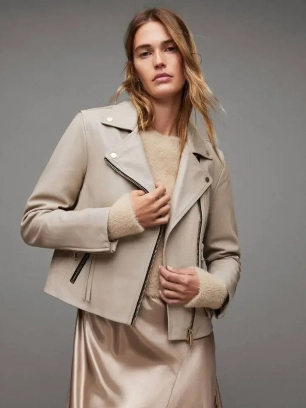 NWOT! J. Crew Collection Leather Moto Jacket
